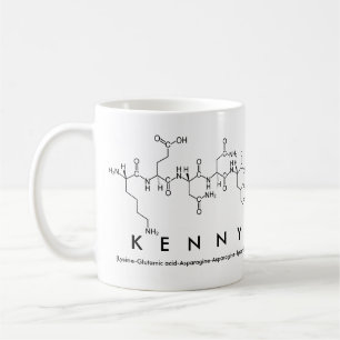 Caneca de nome peptídeo Kenny