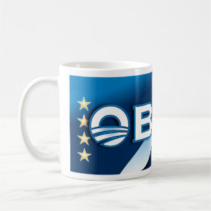 Caneca de OBAMA 2012 do voto