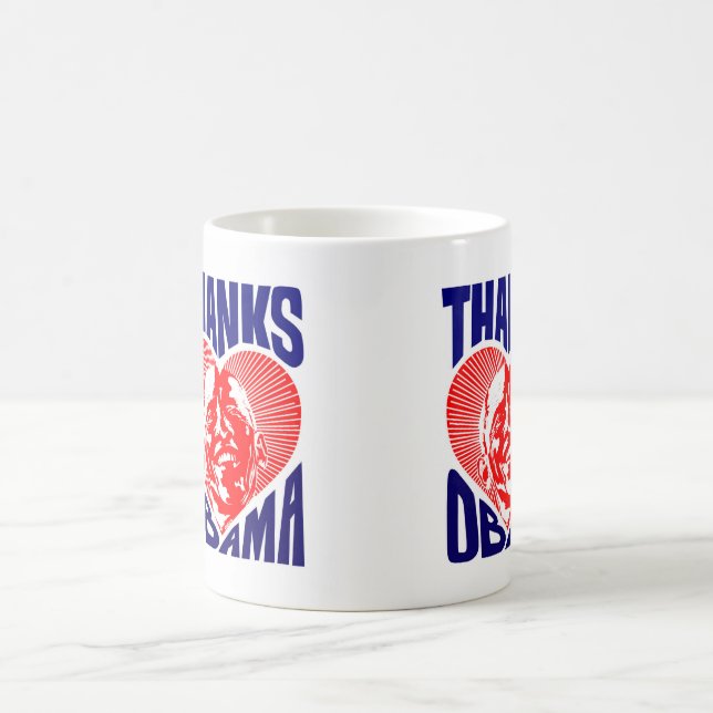 Caneca de Obama 2 dos obrigados (Centro)