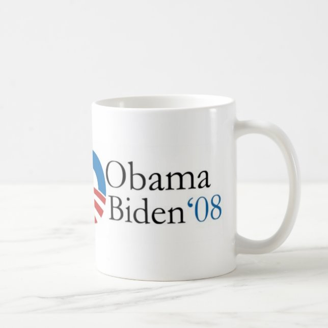 Caneca de Obama Biden '08 (Direita)