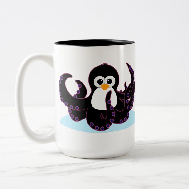 Caneca de Octopenguin (Esquerda)