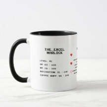 Caneca de Office RPG – Feiticeiro do Excel