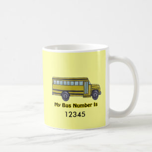 caneca de ônibus escolar