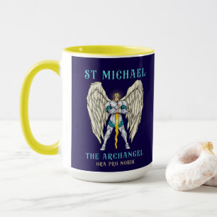 Caneca de Oração Católica São Miguel Arcanjo