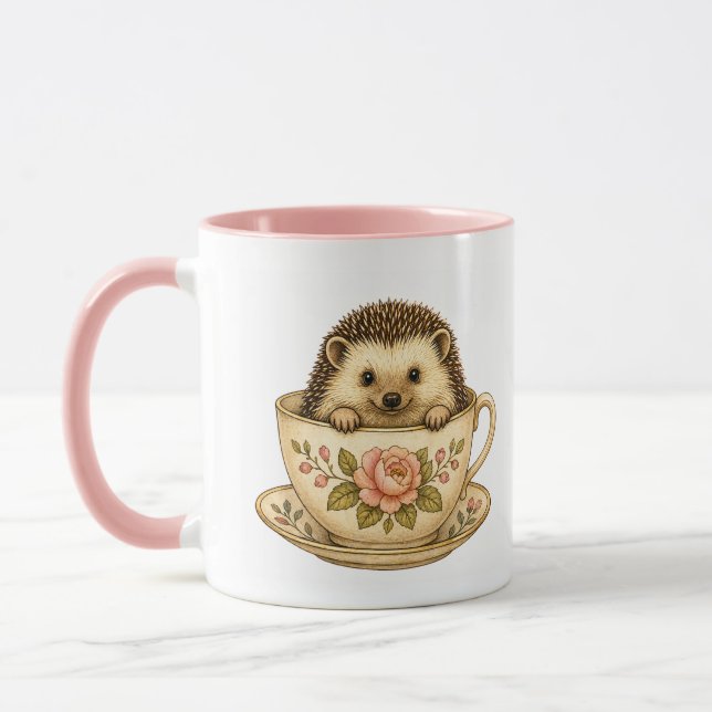 Caneca de ouriço fofinho (Esquerda)