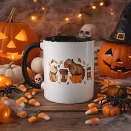 Caneca de Outono do Capivara