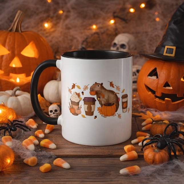 Caneca de Outono do Capivara (Criador carregado)