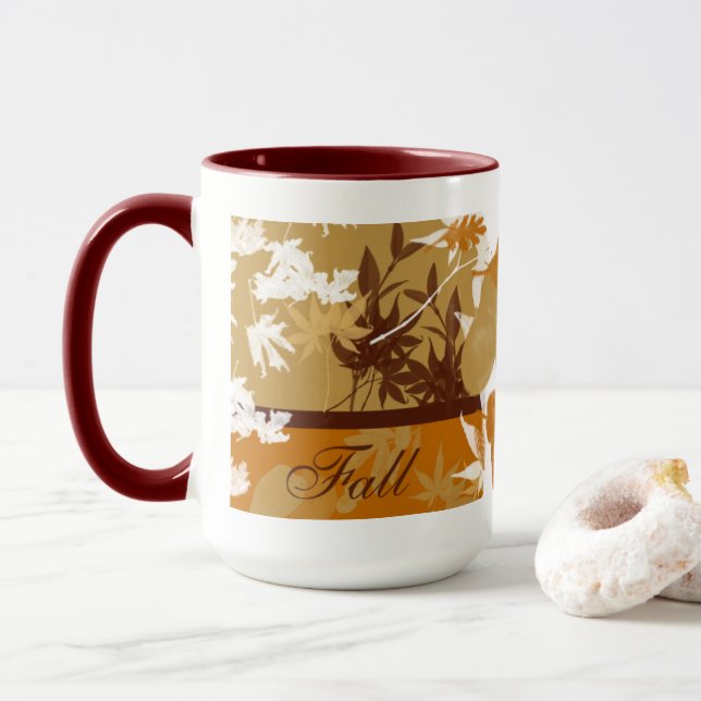 Caneca de Outono Sazonal (Com Donut)