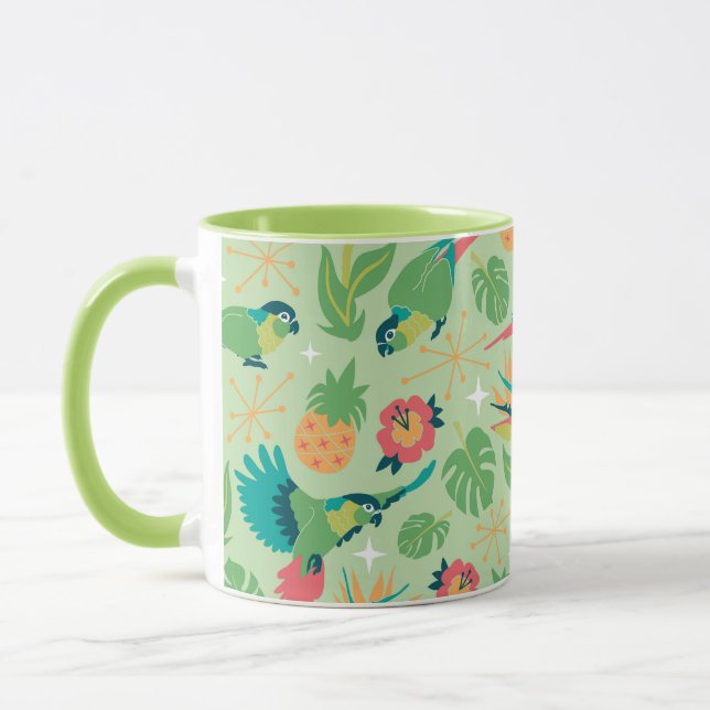 Caneca de Papagaio Tiki (Esquerda)