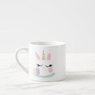Caneca de Páscoa Fofa Unicórnio Coelho