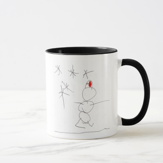Caneca de passeio do boneco de neve! (Direita)