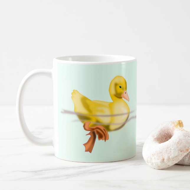 Caneca de Pato Flutuante (Com Donut)