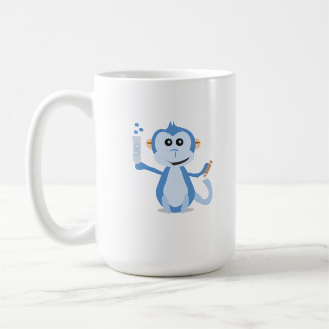 Caneca de PeerJ com macaco (Esquerda)