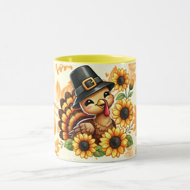 Caneca de peru girassol (Centro)