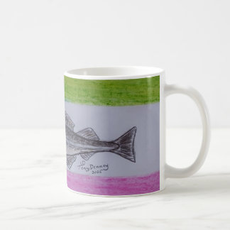 caneca de pesca do bacalhau na república da Terra