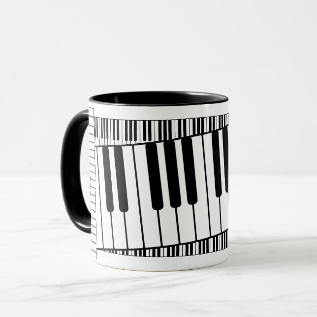Caneca de pianista (Frente Esquerda)
