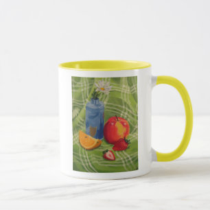 Caneca de Pintagem de Vida Estática