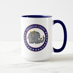 caneca de pintinhos republicana