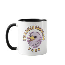 Caneca de polvo roxo Silly Goose