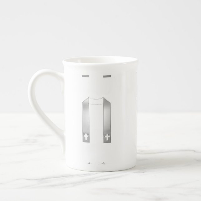 Caneca De Porcelana 3-D Olhe o furo do padre prateado (Esquerda)