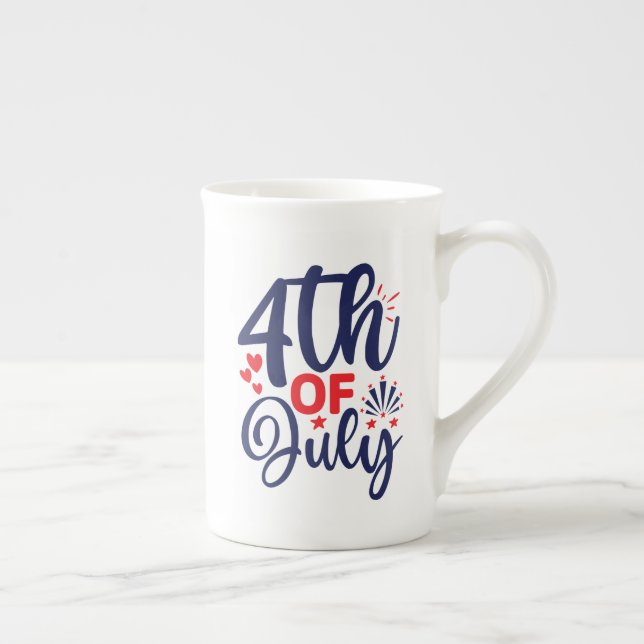 Caneca De Porcelana 4 de julho-68826 (Direita)