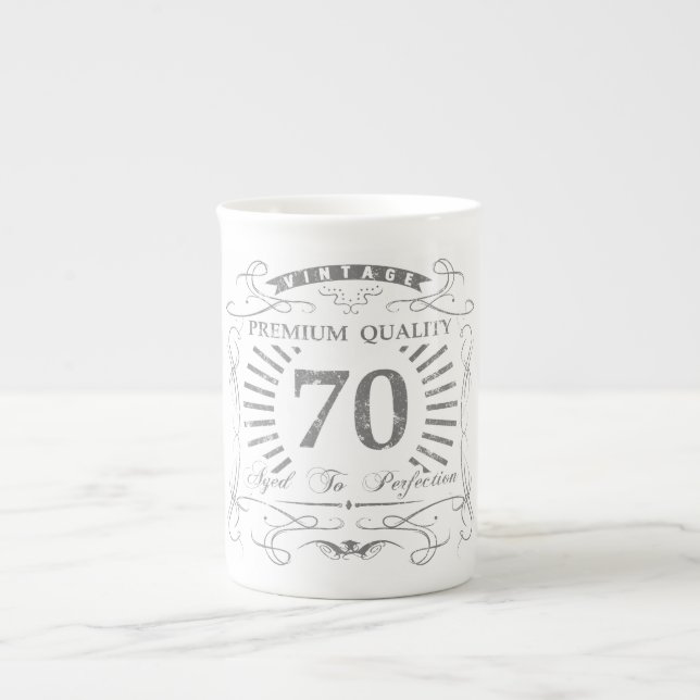 Caneca De Porcelana 70 Birthday Gag Gift (Frente)