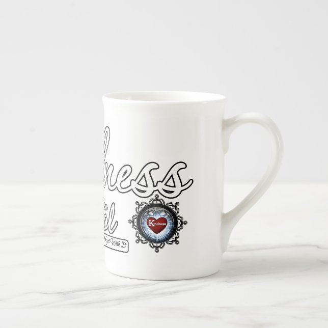 Caneca De Porcelana A bondade É A Nova Legal (Direita)