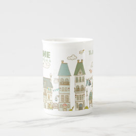 Caneca De Porcelana A casa é o lugar onde o coração está