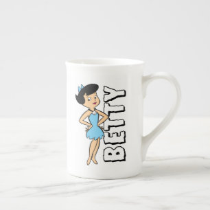 Caneca De Porcelana A entulho dos Flintstones   Betty