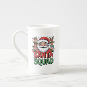 Caneca De Porcelana A Má Influência do Papai Noel (Esquadrão do Papai
