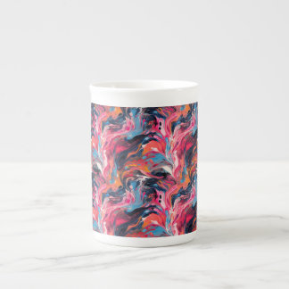 Caneca De Porcelana Abstract Paint 01