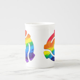 Caneca De Porcelana Adaptador de registro plástico SlipperyJoe de 45 R