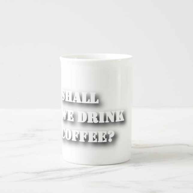 Caneca De Porcelana Adesivo (Frente)