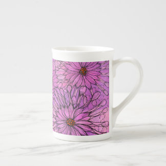 Caneca De Porcelana África Daisy Cape Daisies Flores Rosa Arte Floral