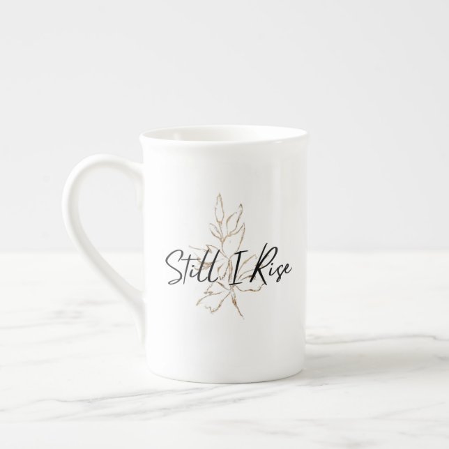 Caneca De Porcelana "Ainda Subo" Mug (Esquerda)