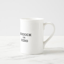 Caneca De Porcelana Ajudante ou Herói