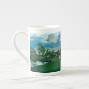 Caneca De Porcelana Aldeia Russa Valentin Serov