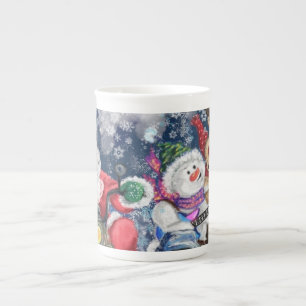 Caneca De Porcelana Alegria - Feliz Natal