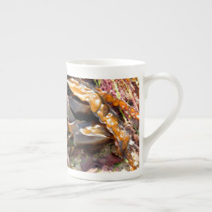 CANECA DE PORCELANA ALGAS MARINHAS