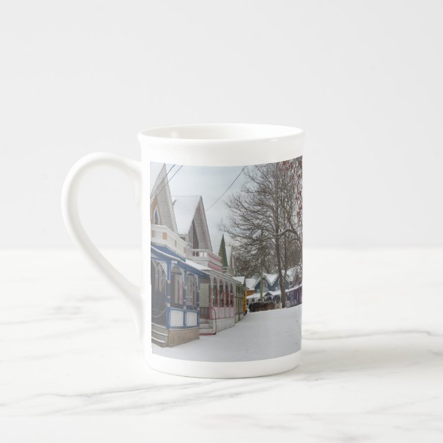 Caneca De Porcelana Algodão de inverno - Vinha de Martha (Esquerda)