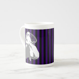 Caneca De Porcelana ALGUMA COR! Copo de chá de esqueleto da boneca da