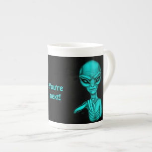 Caneca De Porcelana Alienígena ruim, você é a próxima!