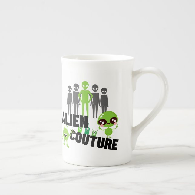 Caneca De Porcelana Alienígena.w (Direita)