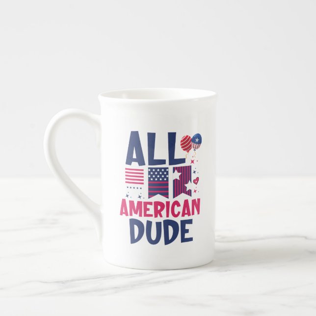 Caneca De Porcelana All American Dude-96993 (Esquerda)