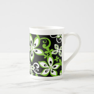CANECA DE PORCELANA ALOHA HAWAII (NEGRO/LIMÃO)