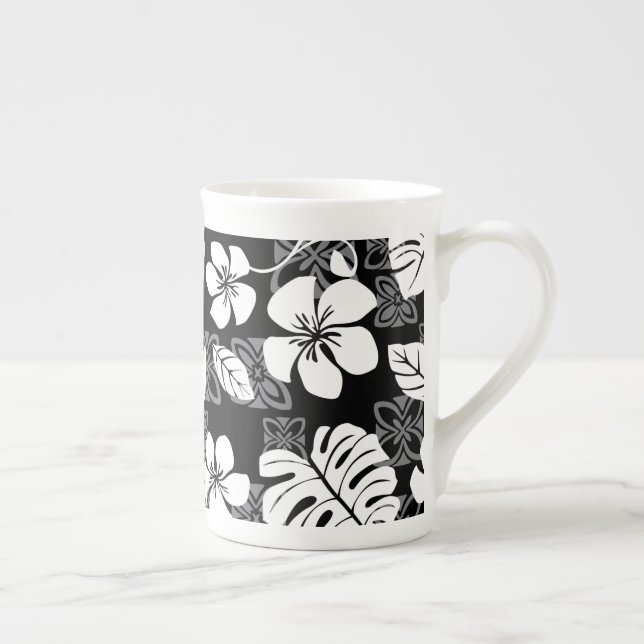 CANECA DE PORCELANA ALOHA SEXTA-FEIRA (NEGRO) BONE CHINA MUG (Direita)