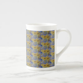 Caneca De Porcelana Amarelo-Amarelo-Sol Osso China Mug