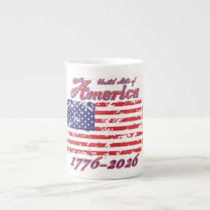 Caneca De Porcelana América 250 1776-2026