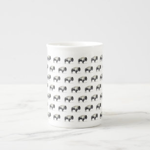 Caneca De Porcelana American Bison