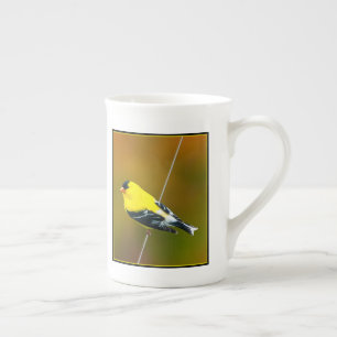 Caneca De Porcelana American Goldfinch - Fotografia original
